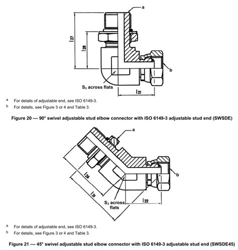 Alat Kelengkapan BSP Ke ISO 6149 3 Stud End Size Chart Pengetahuan