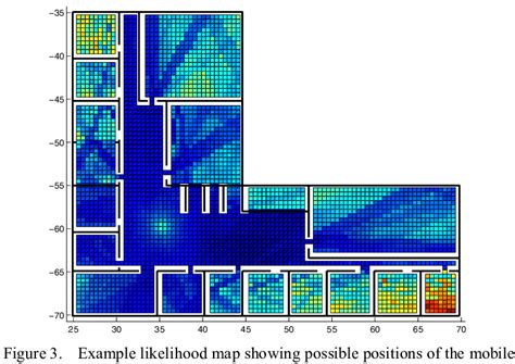 Displays An Example Of A 2D Likelihood Map For The Building Layout