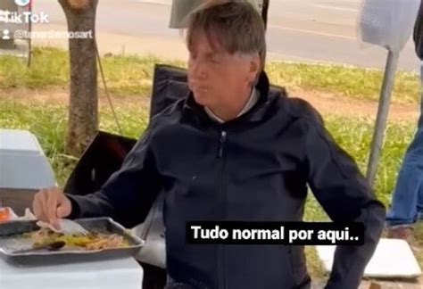 F Bio Faria Exclui V Deo De Bolsonaro Comendo Farofa Estad O