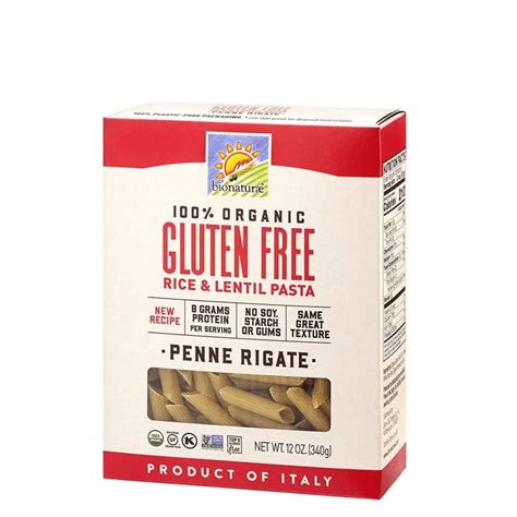 BIONATURAE ORGANIC GLUTEN FREE PENNE RIGATE PASTA 12 Oz Walmart