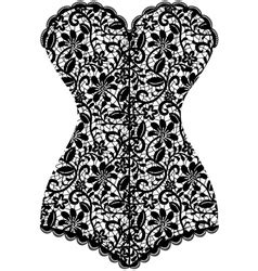 Fashion Female Lingerie With Vintage Lace Ornament