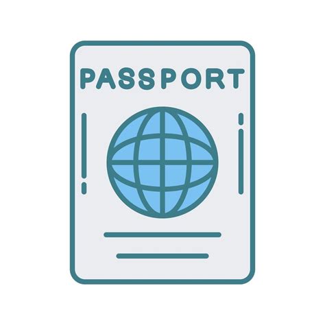 Passport Vector Icon 21382368 Vector Art At Vecteezy