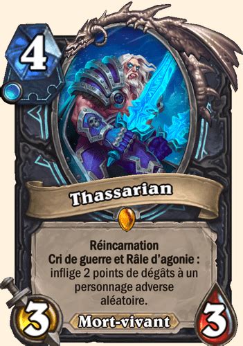 Thassarian Nouvelle carte légendaire Chevalier de la mort