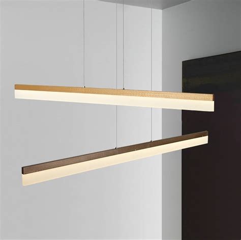 Modern Linear Led Pendant Light Led Integrated 100 240v Minimalism