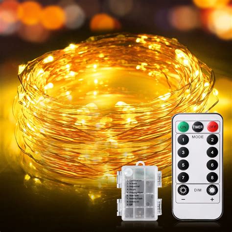 Stringa Luci Led Batteria M Pezzi Lucine Led Decorative Led