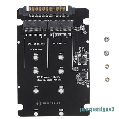 Prosperityus3 M 2 Adaptador SSD Para U NVMe SATA NGFF PCI E