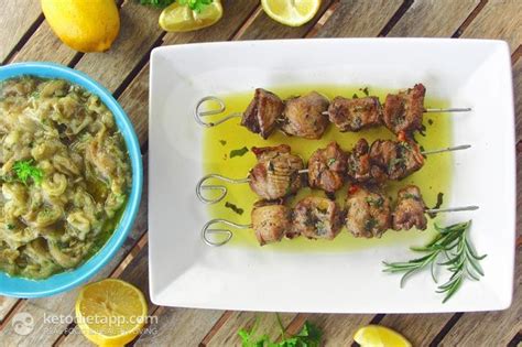 Lamb Souvlaki Greek Lamb Skewers Recipe Main Dishes With Lamb Mint