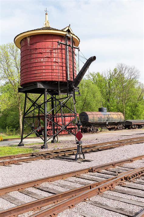 Constructing Railroad Water Tank