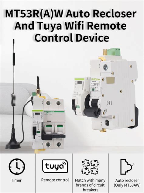 Matismart Remotely Controllable Automatic Circuit Recloser Mcb Rccb