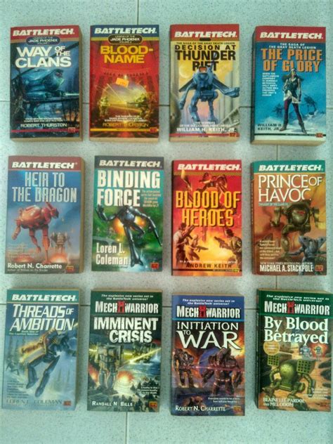 Battletech Mechwarrior novels, Hobbies & Toys, Books & Magazines ...