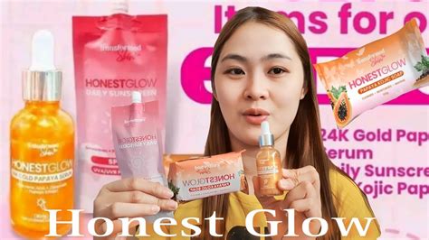 Honest Glow Papaya Kojic Soap Sunscreen Spf K Gold Papaya Serum