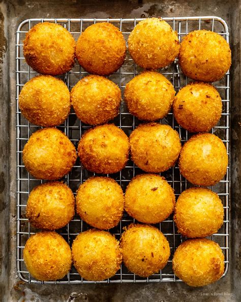 How To Make Cheesy Potato Balls I Am A Food Blog I Am A Food Blog