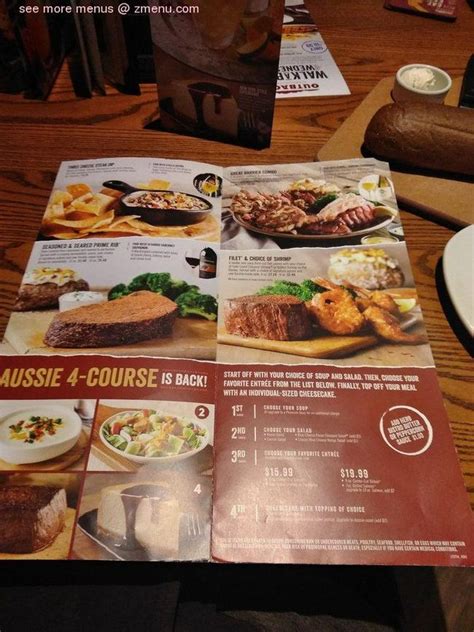 Online Menu Of Outback Steakhouse Restaurant Cuyahoga Falls Ohio