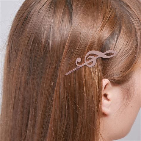 Music Note Hair Clip Artistic Pod