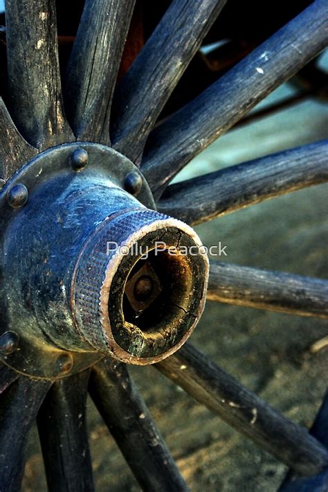 "Old West Wagon Wheel" by Polly Peacock | Redbubble