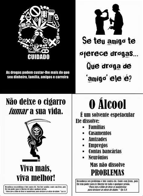 Frases Sobre Drogas Para Cartazes