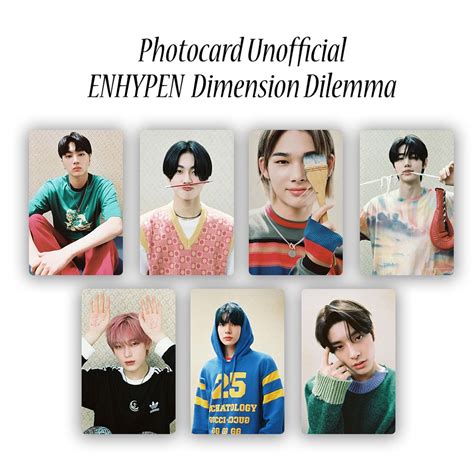 Jual Photocard Enhypen Dimension Dilemma Pc Enhypen Unofficial Foto