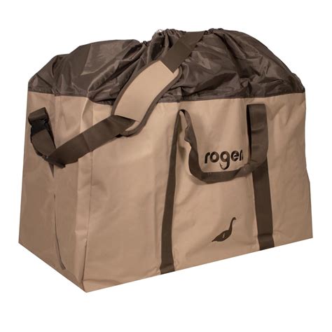 Rogers Elite 6 Slot Full Body Goose Decoy Bag Brown Rogers Sporting Goods