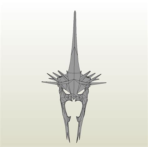 Witch King Mask Templates Lord Of The Rings Artofit