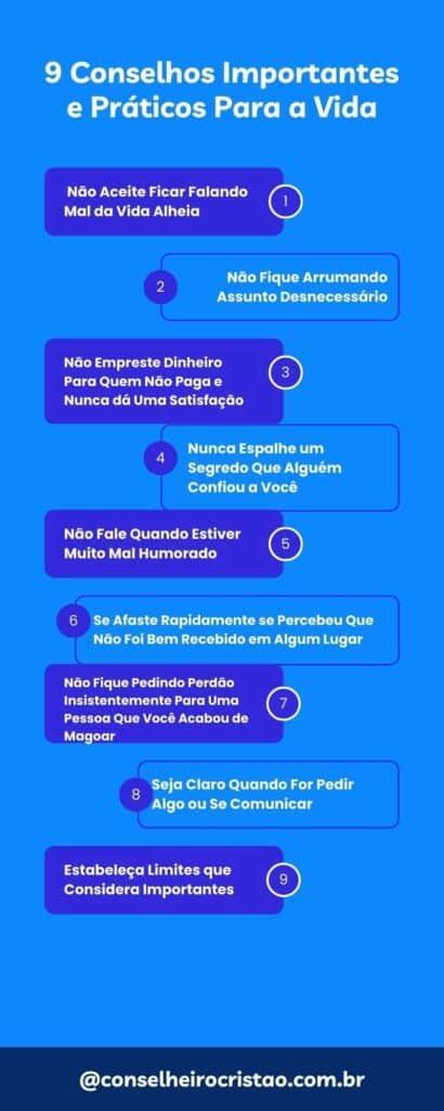 9 Conselhos Importantes e Práticos Para a Vida