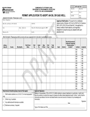 Fillable Online Files Dep State Pa 8000 PM OOGM Files Dep State