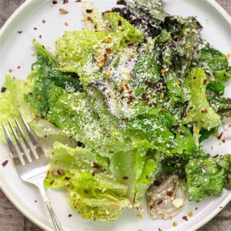 Minute Lemon Parmesan Lettuce Salad The Mediterranean Dish