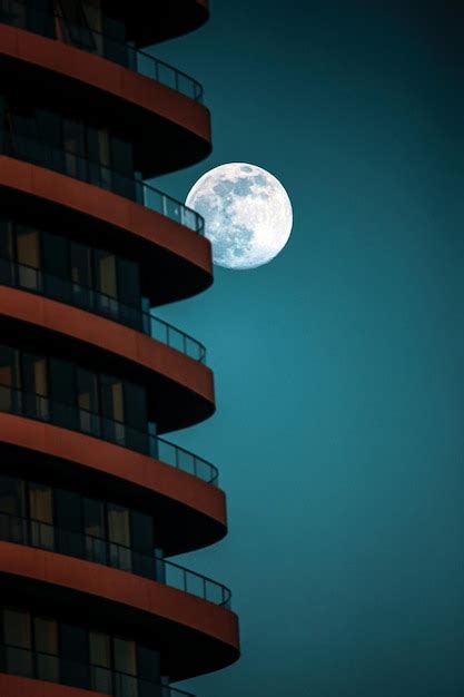 Premium Photo | Full moon view