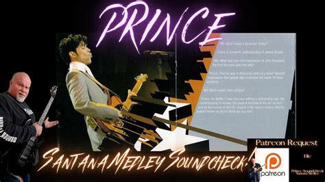 Prince Soundcheck Santana Medley Reaction Youtube