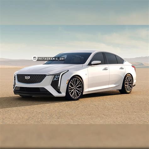 Imagined Cadillac Ct5 Gets A Subtle Refresh To Cope With E Class And 5 Series Threats