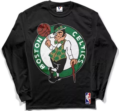 Playera Boston Celtics Cuello Redondo Algod N Ml Cuotas Sin Inter S