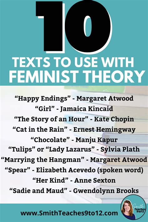 Texts To Use With Feminist Theory In Your High School English