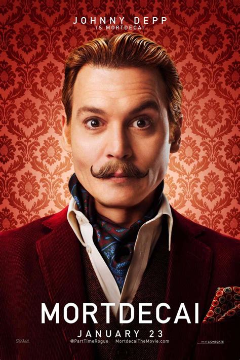 4 Silly Mustache Filled Posters for Johnny Depp's MORTDECAI — GeekTyrant