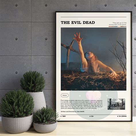 The Evil Dead Movie Poster / the Evil Dead Poster / Modern Art - Etsy