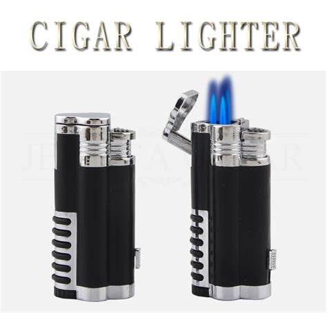 Galiner Black Jet Torch Cigar Lighter Metal Windproof Cigarette