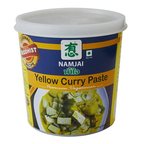 VEGETARIAN YELLOW CURRY PASTE 1kg Namjai Brand