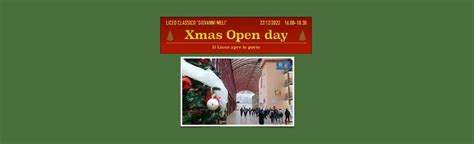 XMAS Open Day Il Liceo Apre Le Porte 22 12 2022 Liceo Classico