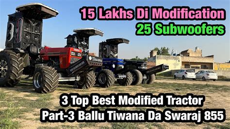 Only In India Swaraj Subwoofers Fully Modified Tractor