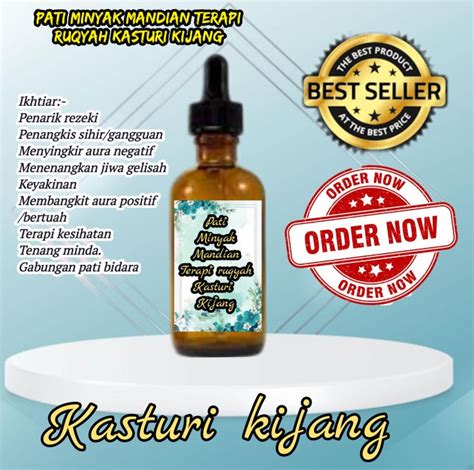 Minyak Mandian Syifa Ruqyah Kasturi Kijang Lazada