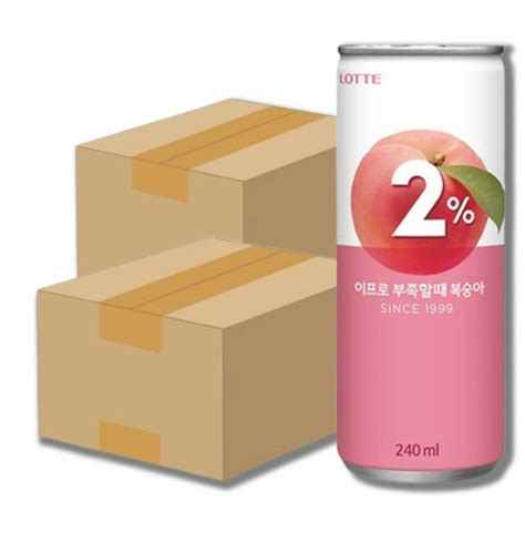 이프로 부족할때 복숭아 240ml 60캔 티몬