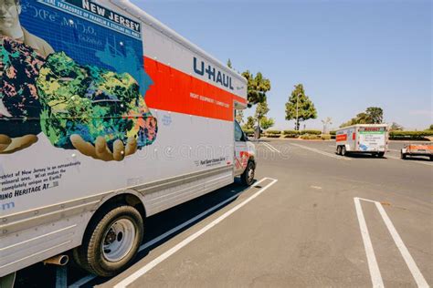 U Haul Moving Van Garage And Parking Lot In Santa Maria California U