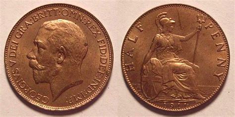 Pictures Of Half Penny Coins Of George V