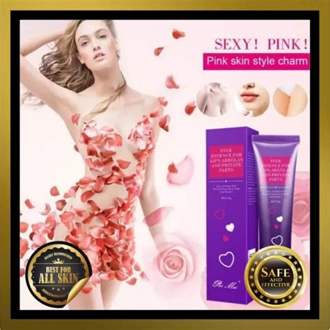 Authentic Pink Essence Whitening Cream For Lips Areolas Underarms And