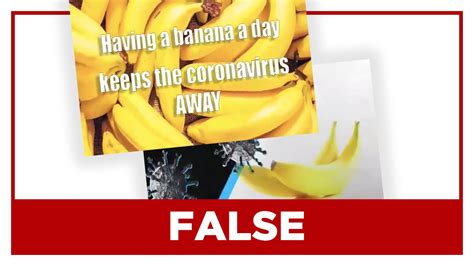 False Video Saying Bananas Prevent Coronavirus