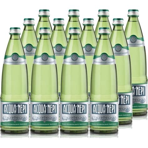 Acqua Di Nepi 75 Cl X 12 Bt Effervescente Naturale In Vetro A Rendere