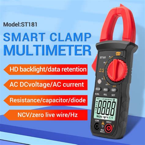 Digital Clamp Meter Current 4000 Counts Multimeter Grandado