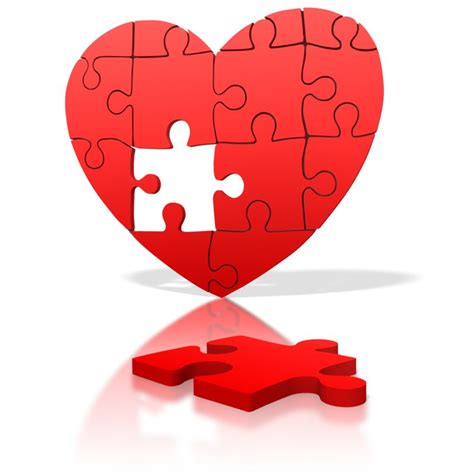 Heart Puzzle Piece Missing Great Powerpoint Clipart For Presentations