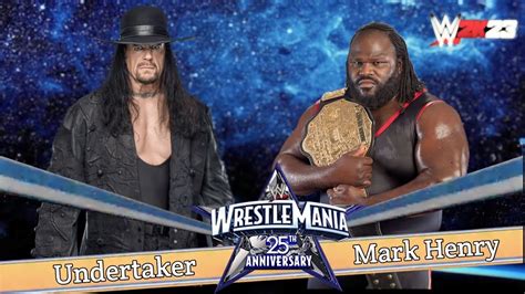 The Undertaker Vs Mark Henry Last Man Standing Match In Wwe K