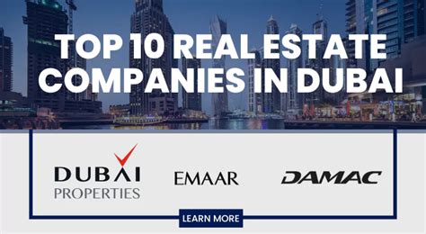 Leading 10 Real Estate Companies In Dubai