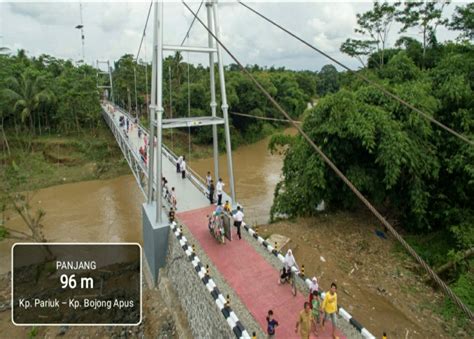 Kementerian PUPR Akan Bangun 148 Jembatan Gantung Tahun Ini Klikers