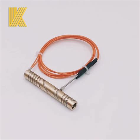 220V Brass Nozzle Hot Hot Runner Nozzle Coil Heater With Thermocouple